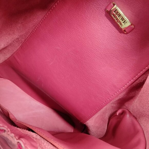 213303AQ (C4) Loewe Shoulder Bag Red Leather - Picture 6 of 9